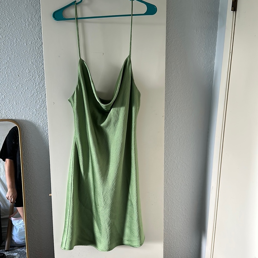 Cowl Neck Slip Dress